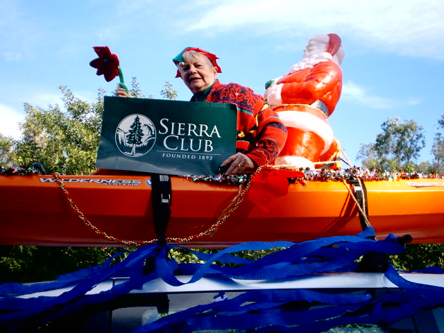 Guess who rode on top of the float......click the picture to see
